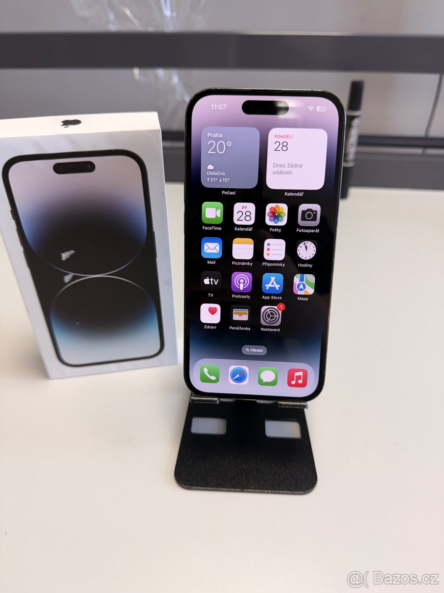 Apple iPhone 14 Pro(2), 128GB Black - 12 měs. zár., DPH 21%