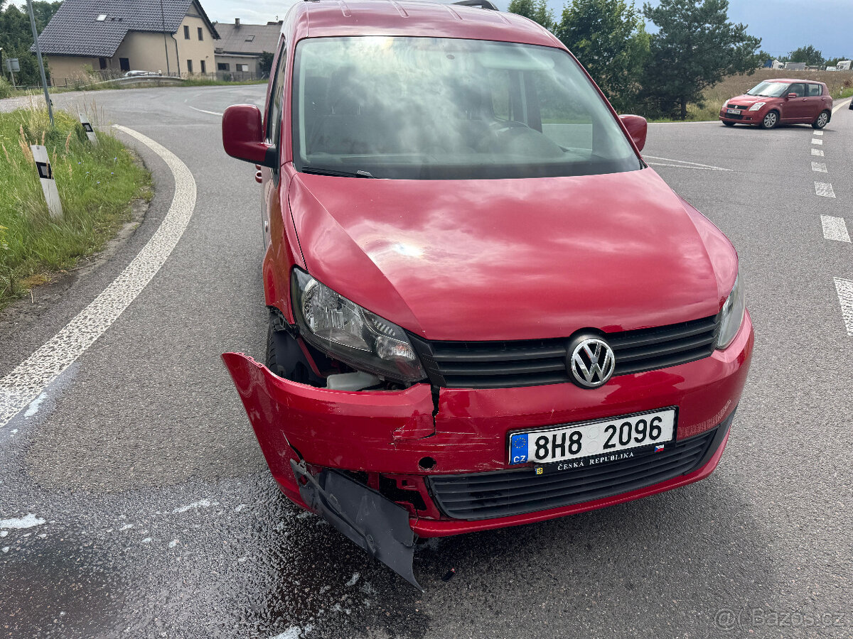 VW Caddy 1.6TDI - nové v ČR - provoz 9/2013