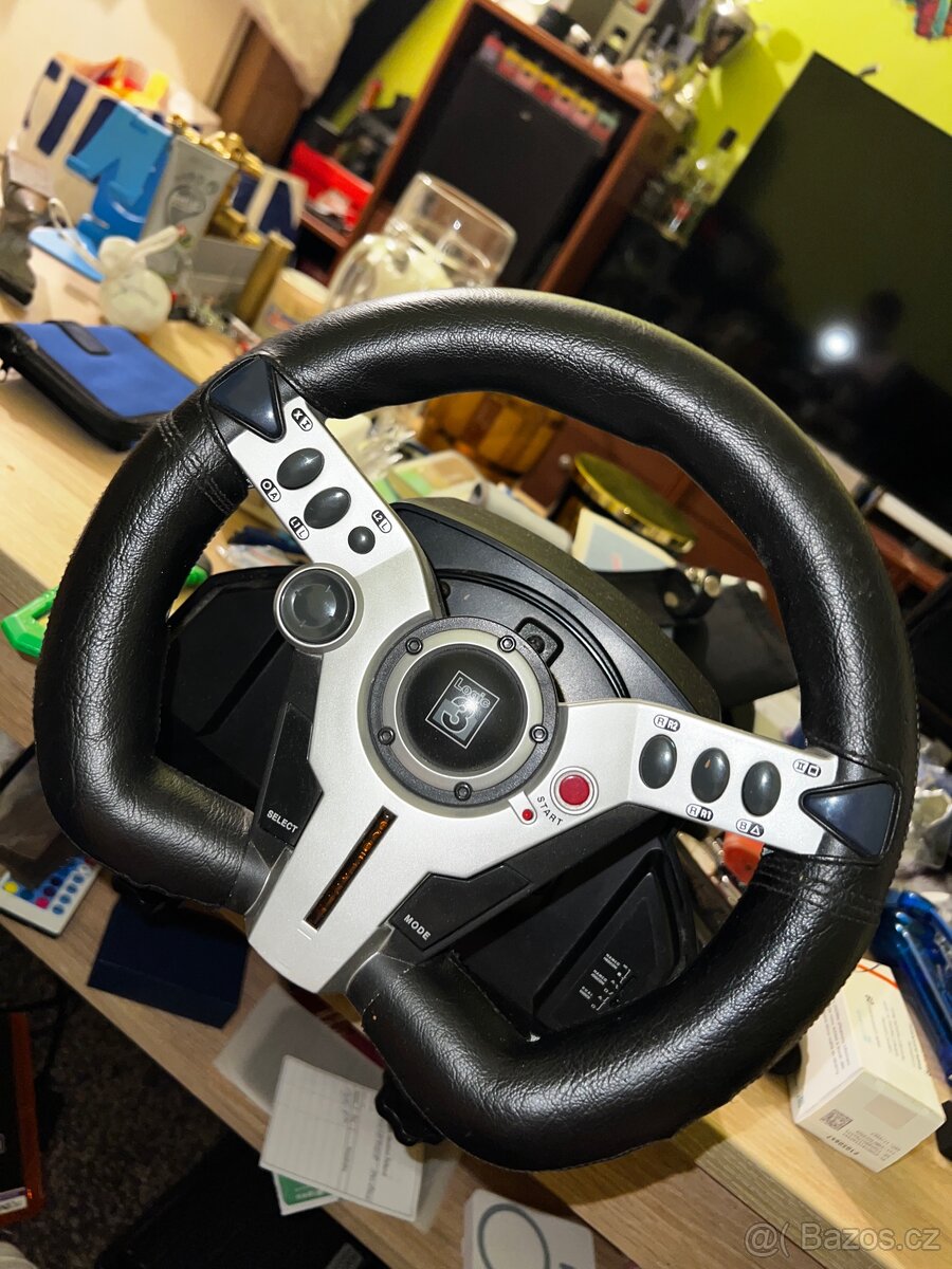 Logitech Top Drive Force 2 – volant + pedály