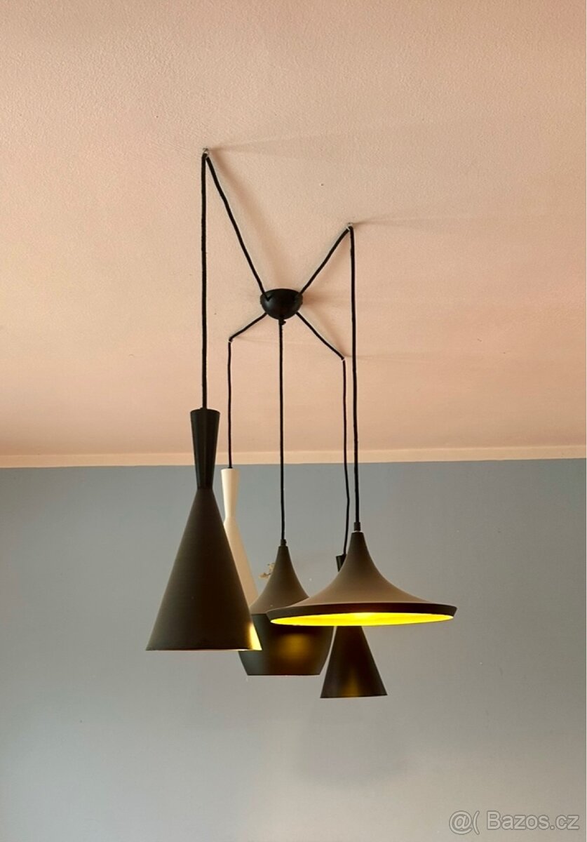 SVĚTLO stropní 5ramenné -kopie Tom Dixon Beat