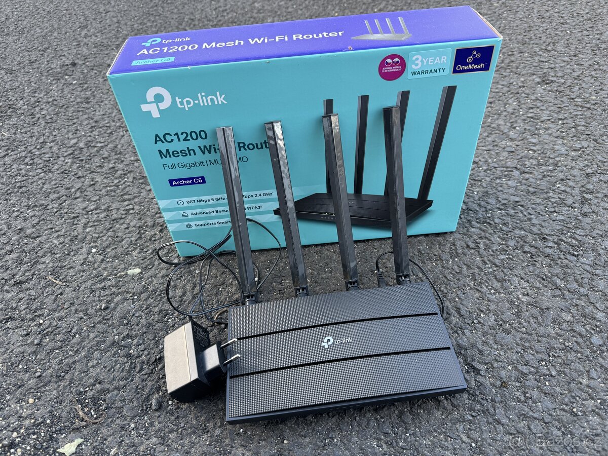 Wifi Router TP-LINK AC1200 - zánovní