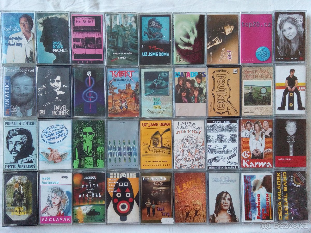 Nove foto 26.10.original Československé MC kazety od 99 Kč