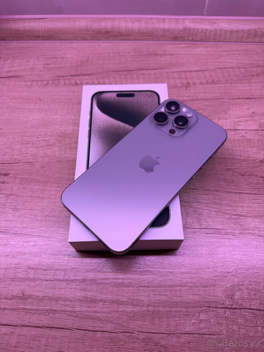 [TOP] iPhone 15 Pro Max 256GB Přírodní Titan ZÁRUKA