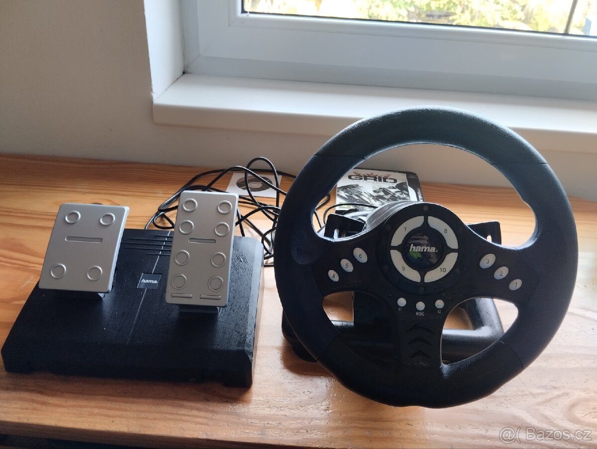 Herní volant Hama + hra Grid Autosport