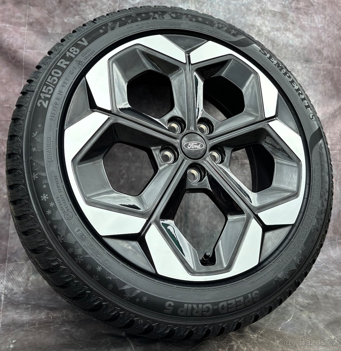 Alu kola 5x108 originál Ford Puma 215/50/18 100%STAV