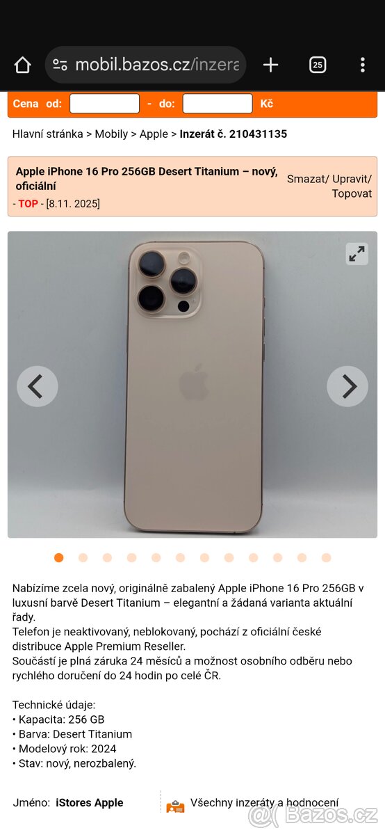 iPhone 16 PRO. PODVODD