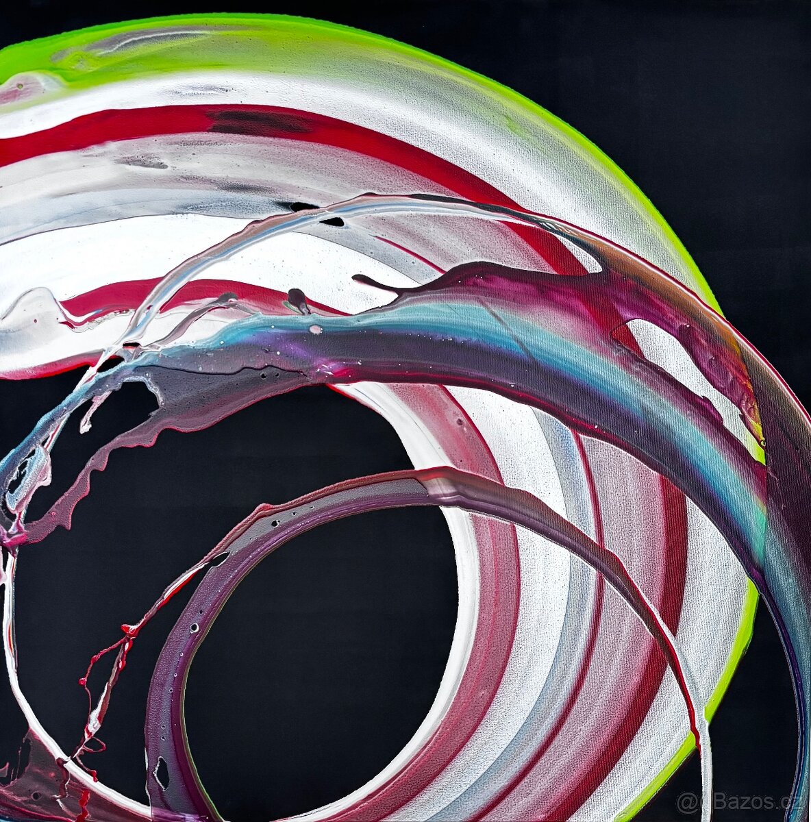 Abstraktní obraz, spin art