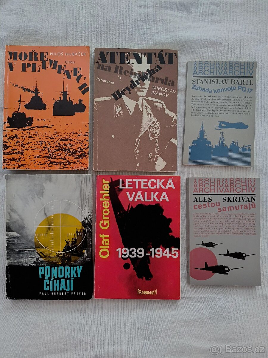 Knihy, letectví, válka, dětské knihy