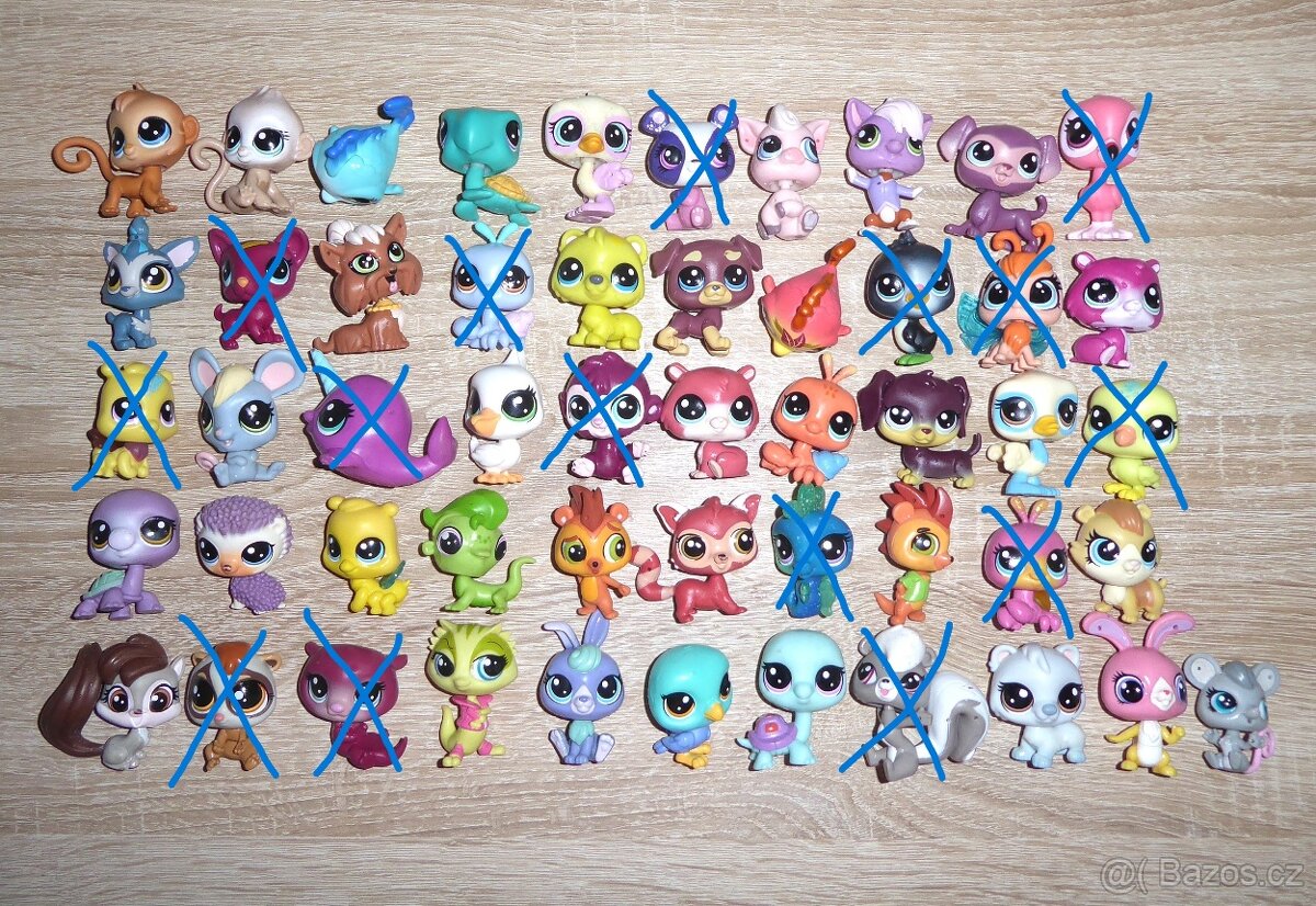 LPS, Littlest pet shop zvířátka ... 49,-/ks