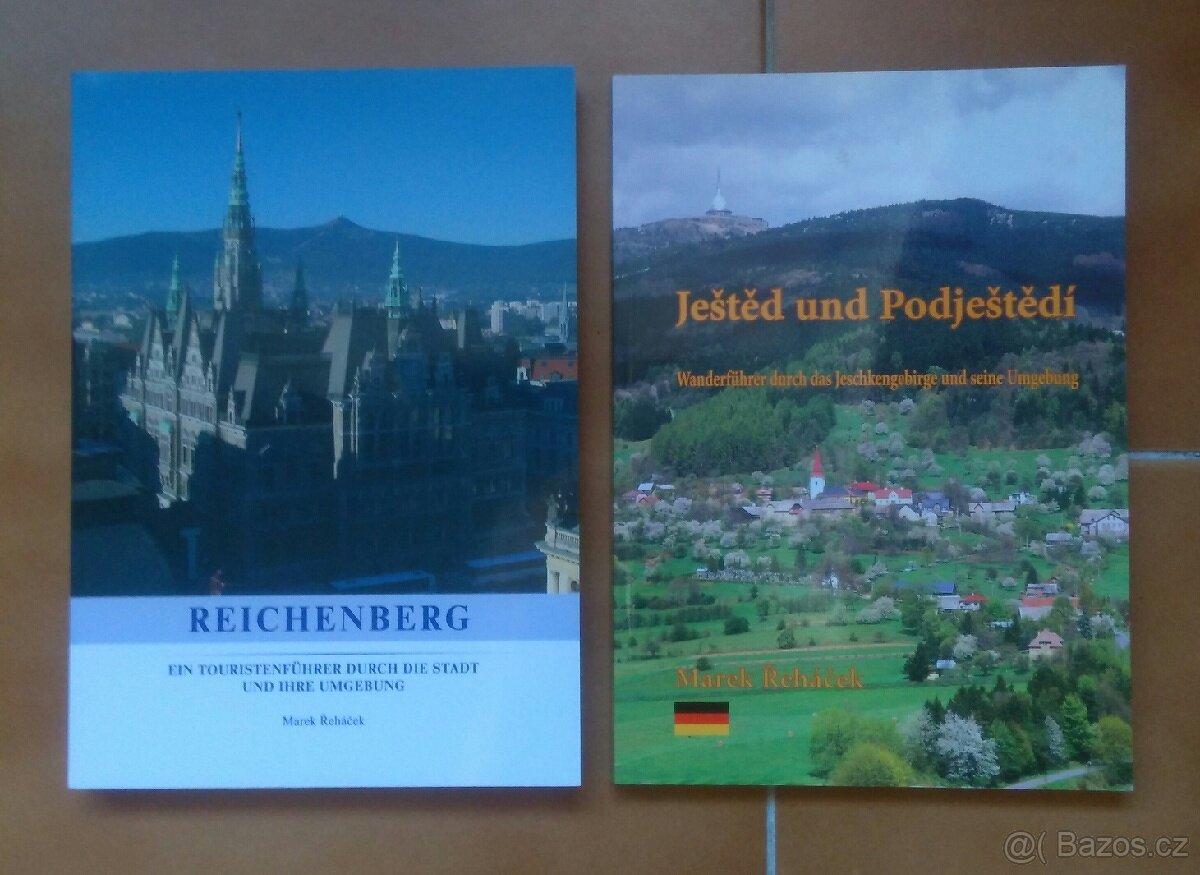 LIBEREC + JEŠTĚD A PODJEŠTĚDÍ (dvě nové knihy v němčině)