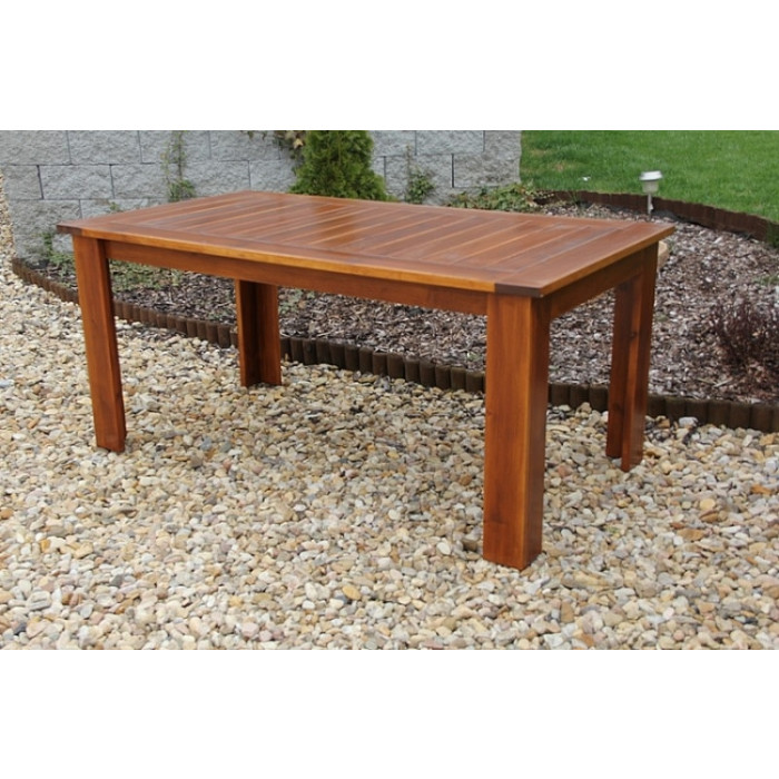 Prodám dřevěný zahradní stůl, levně