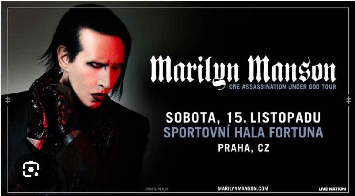 Marilyn Manson Praha Vstupenky na stání