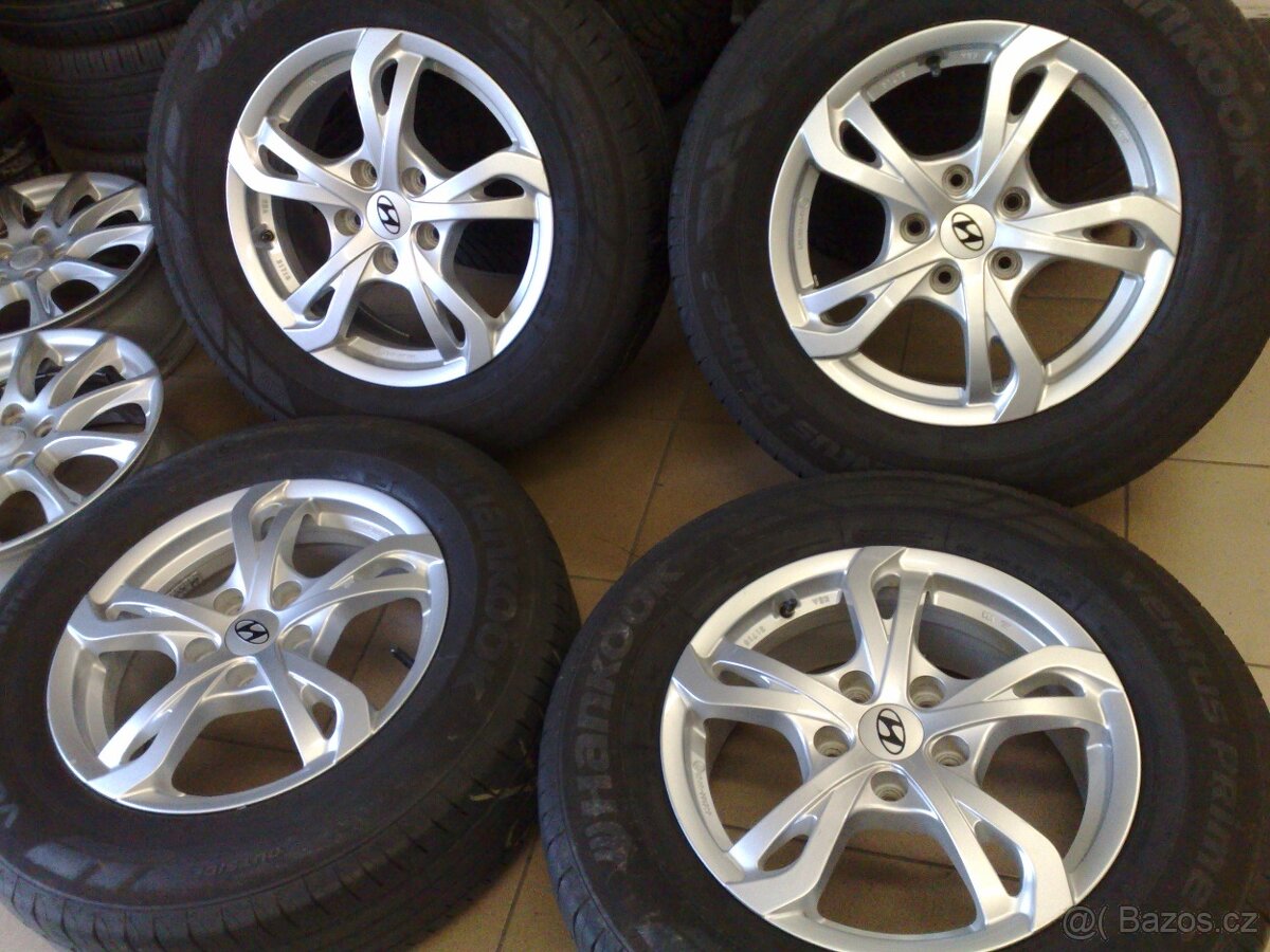 alu kola 5x114,3 r16 original hyundai tucson-čidla tpms