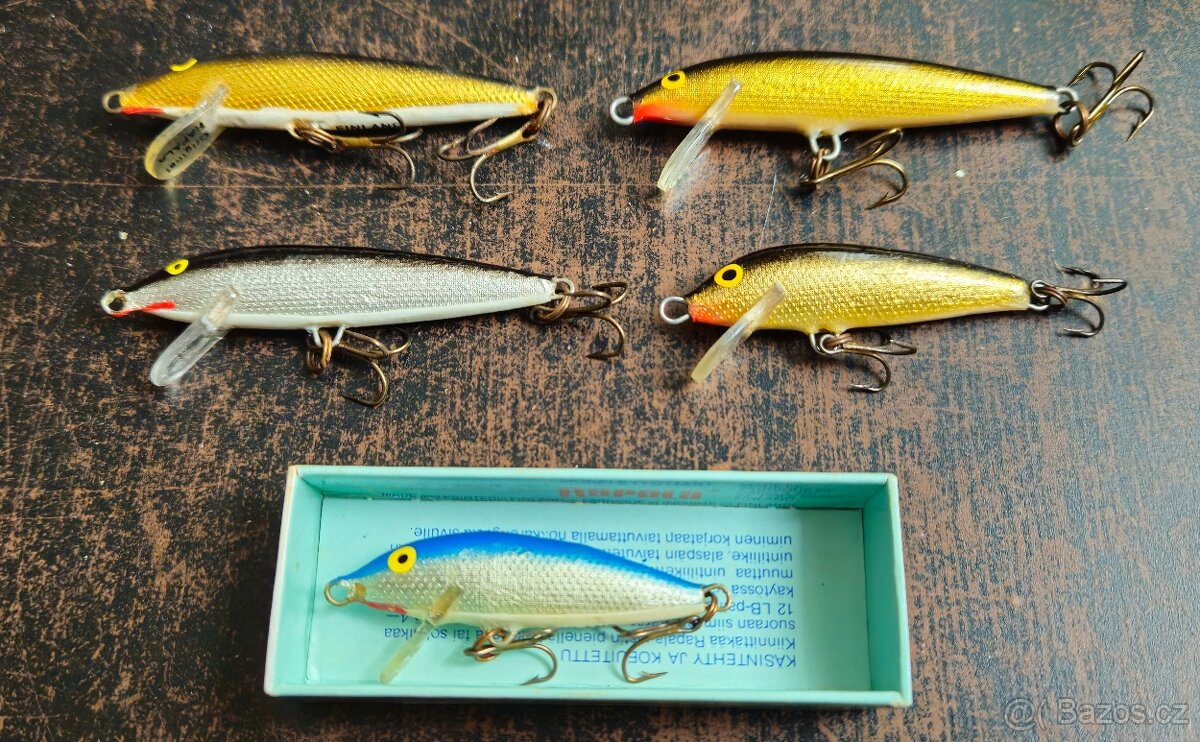 Staré finské woblery Rapala