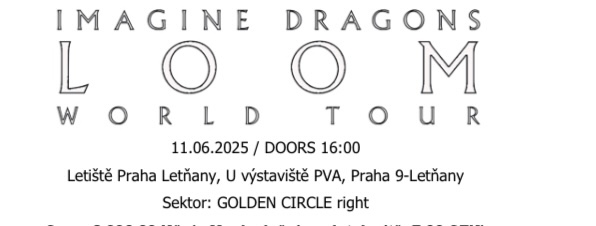 Imagine Dragons Praha 11.06