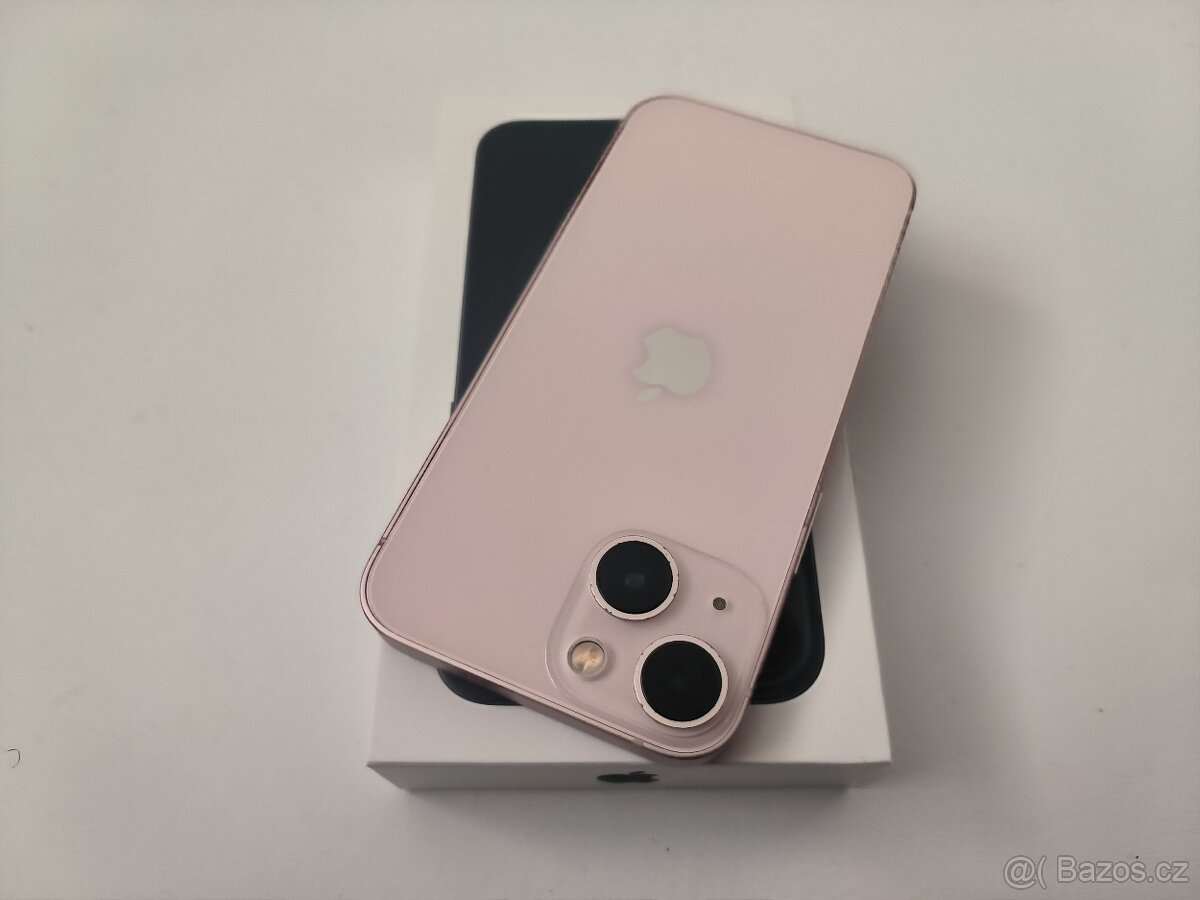apple iphone 13 mini 128gb Pink / Batéira 100%