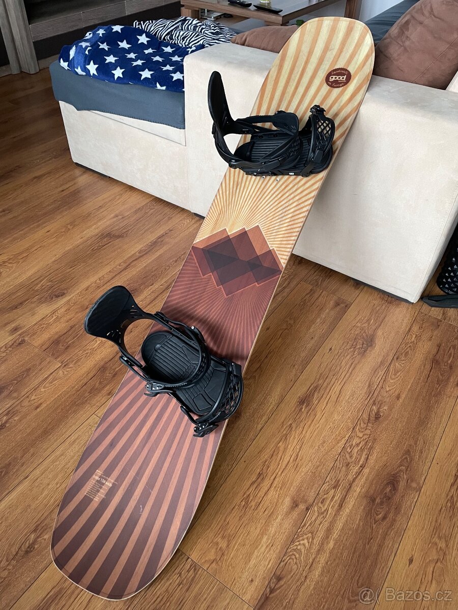 Snowboard Good twin tip, vázáni Ride