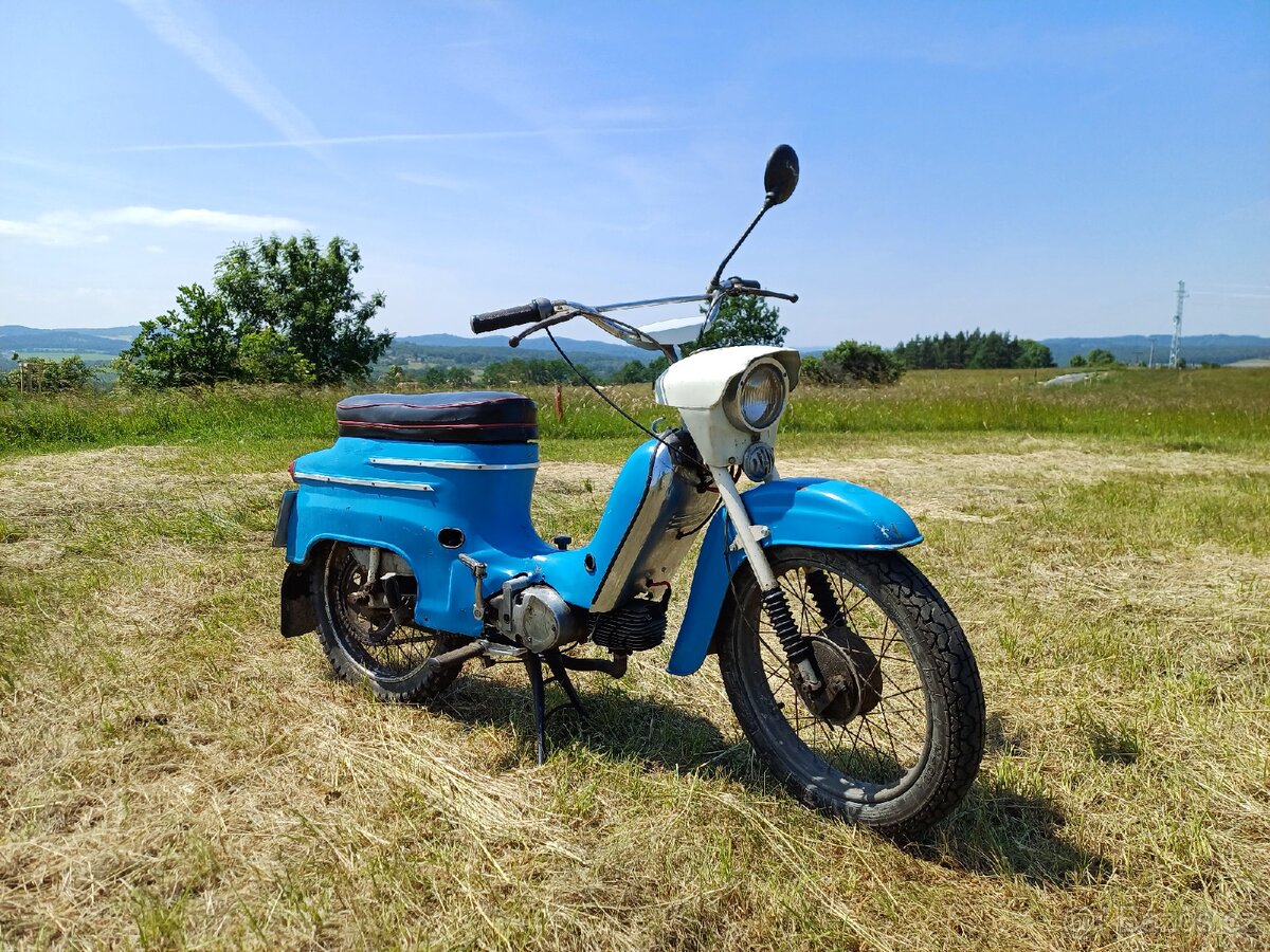 Jawa 21 Pionýr s TP + SPZ + nová STK