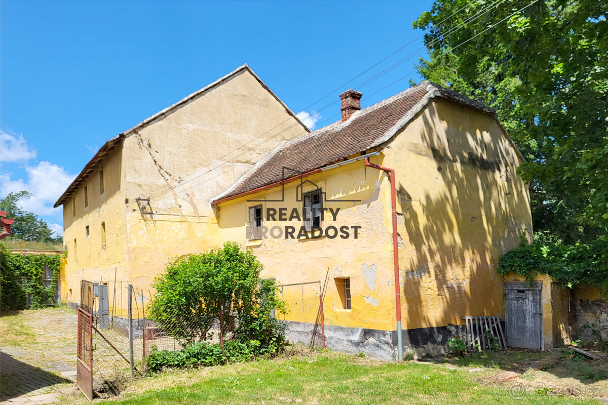 Původní mlýn s obytným domem a velkou zahradou