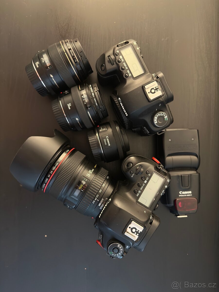 Prodám profi Canon set-pro portréty, svatby i produktovy