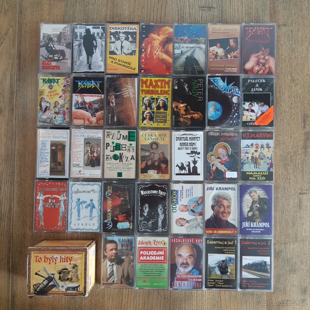 MC audio kazety - česká hudba a mluv. slovo /NEW/