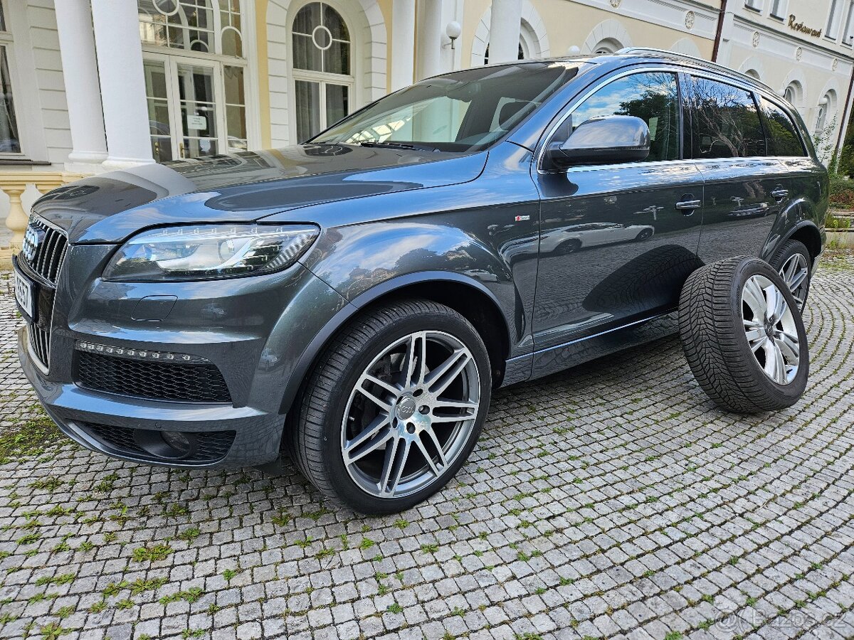 Audi Q7 4.2 TDI S-line 250 kW, 2011, 7 míst, 216.000 km