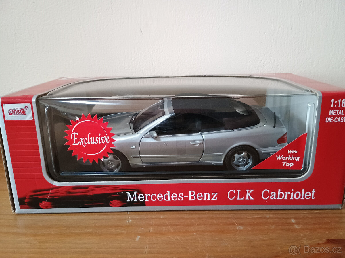 1:18 Anson - Mercedes-Benz CLK Cabriolet (1998)