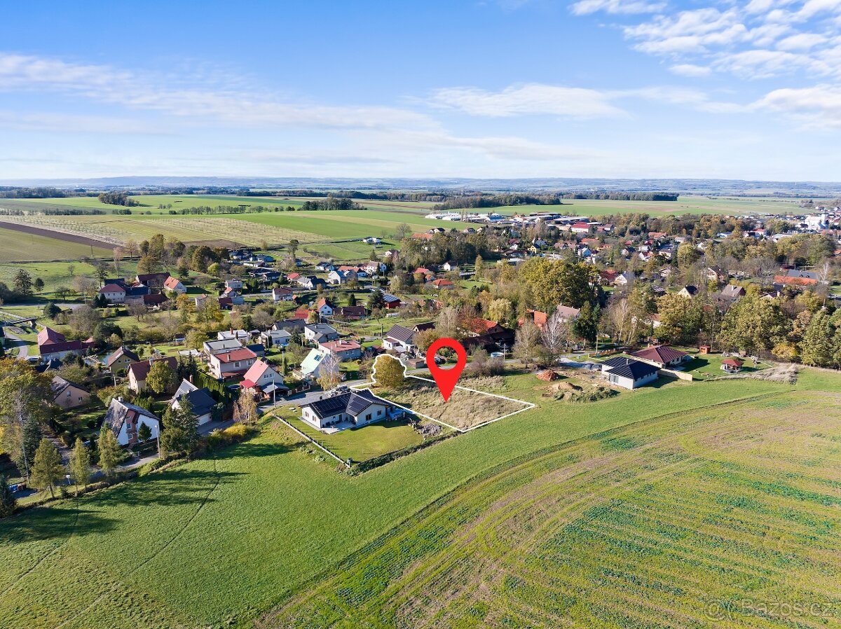 Krásný stavební pozemek v Sedlnicích