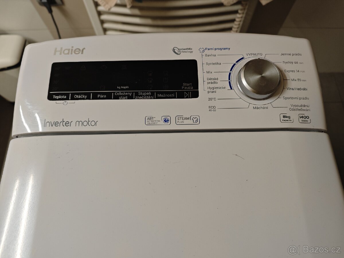 Pračka HAIER vrchem plněná