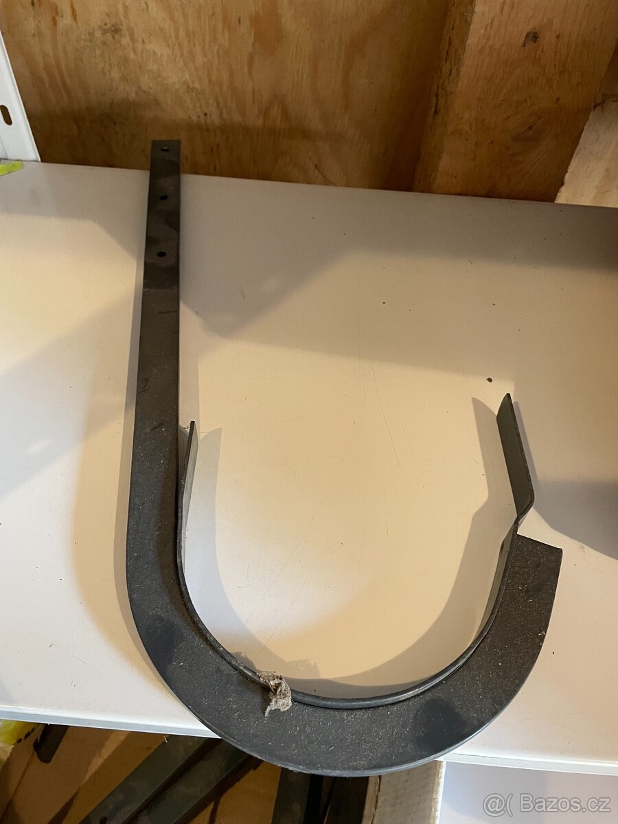 Prefa žlabový hák zpevněný 333, barva antracit, NOVÝ