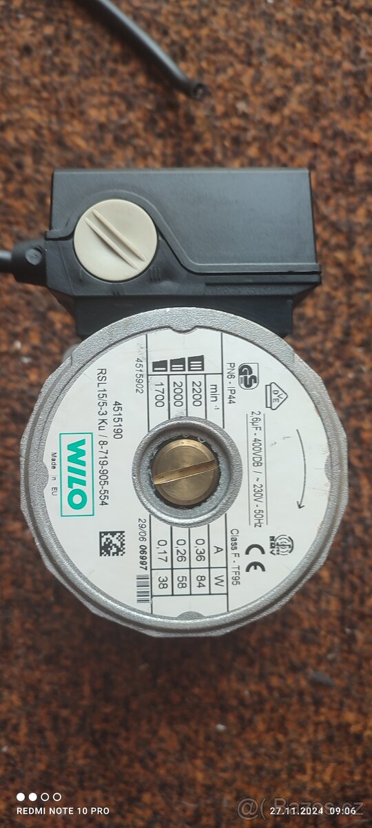 Oběhové čerpadlo Wilo