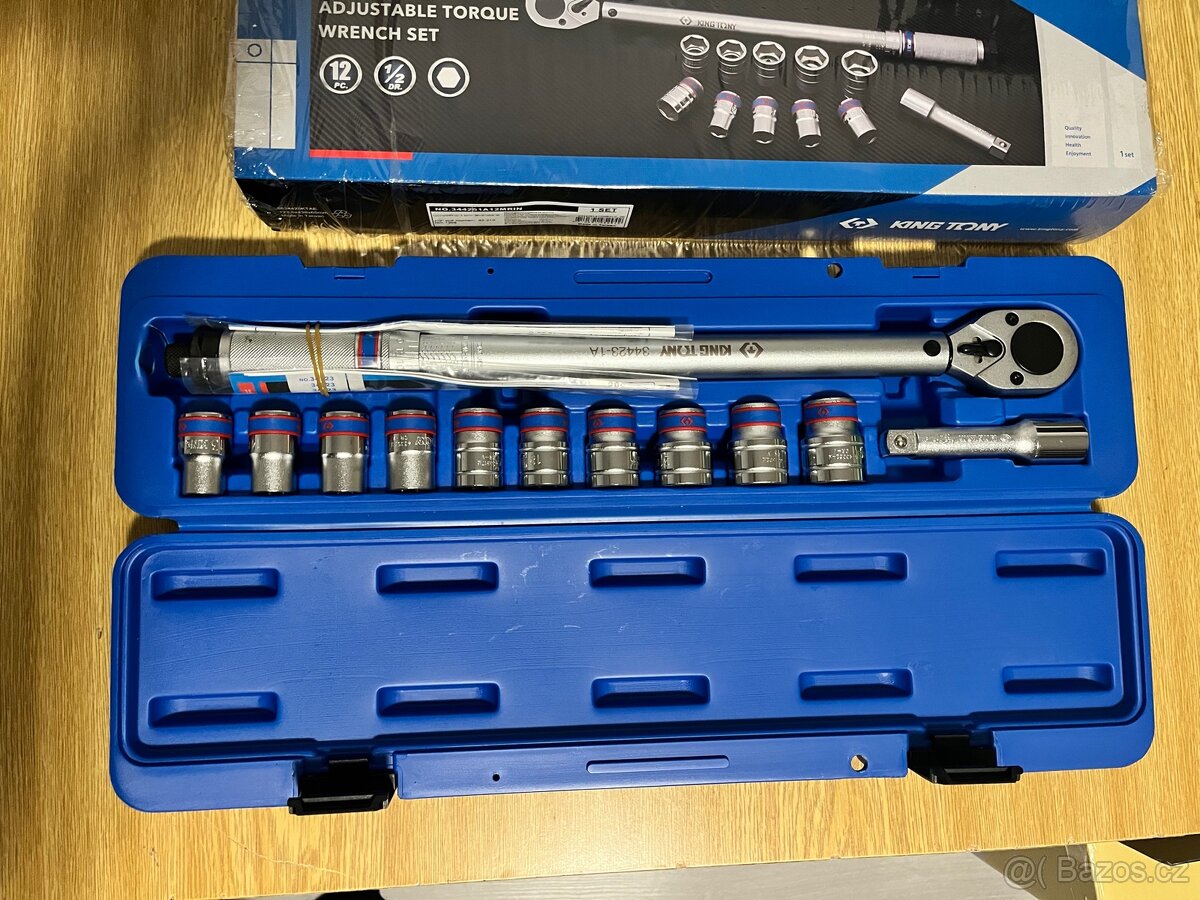 Momentový klíč - sada King Tony