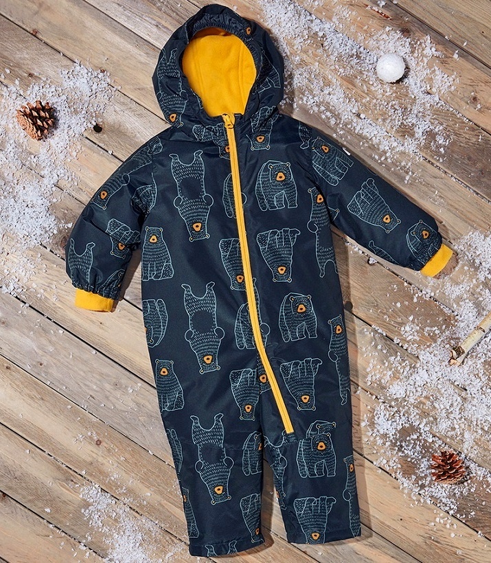 ☘️ Dětská MEDVÍDKOVÁ KOMBINÉZA zimní overal vel. 104 ☘️