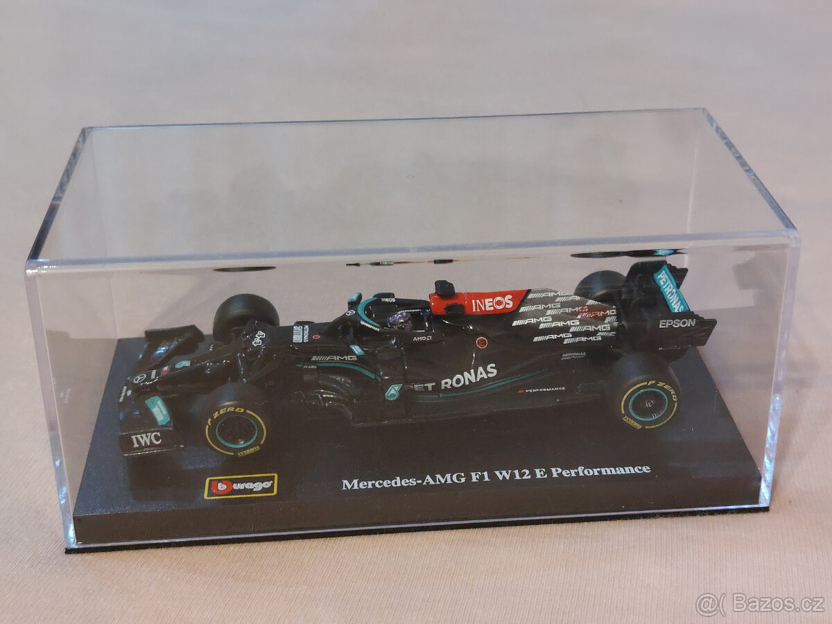 Lewis Hamilton Mercedes W12 F1 2021 Bburago 1:43