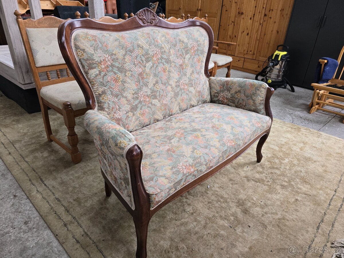 Italska Sedačka dřevo 60x140 výška 45 cm