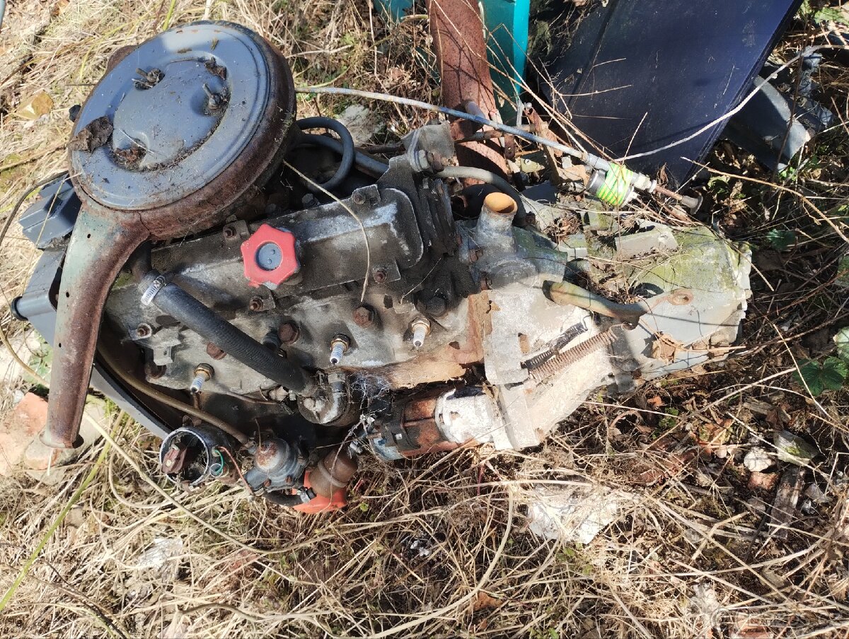 Motor a převodovka Fiat