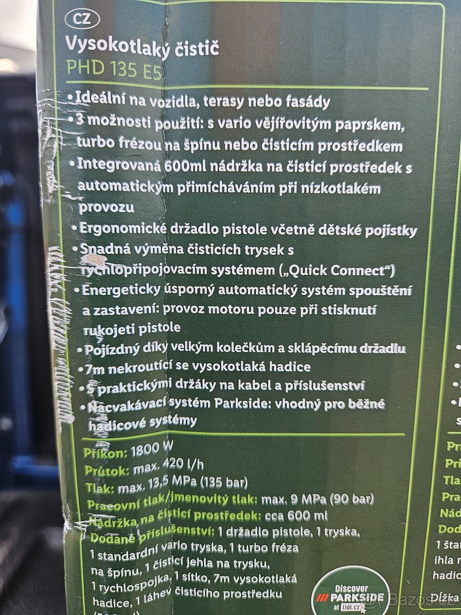 Vysokotlaký čistič