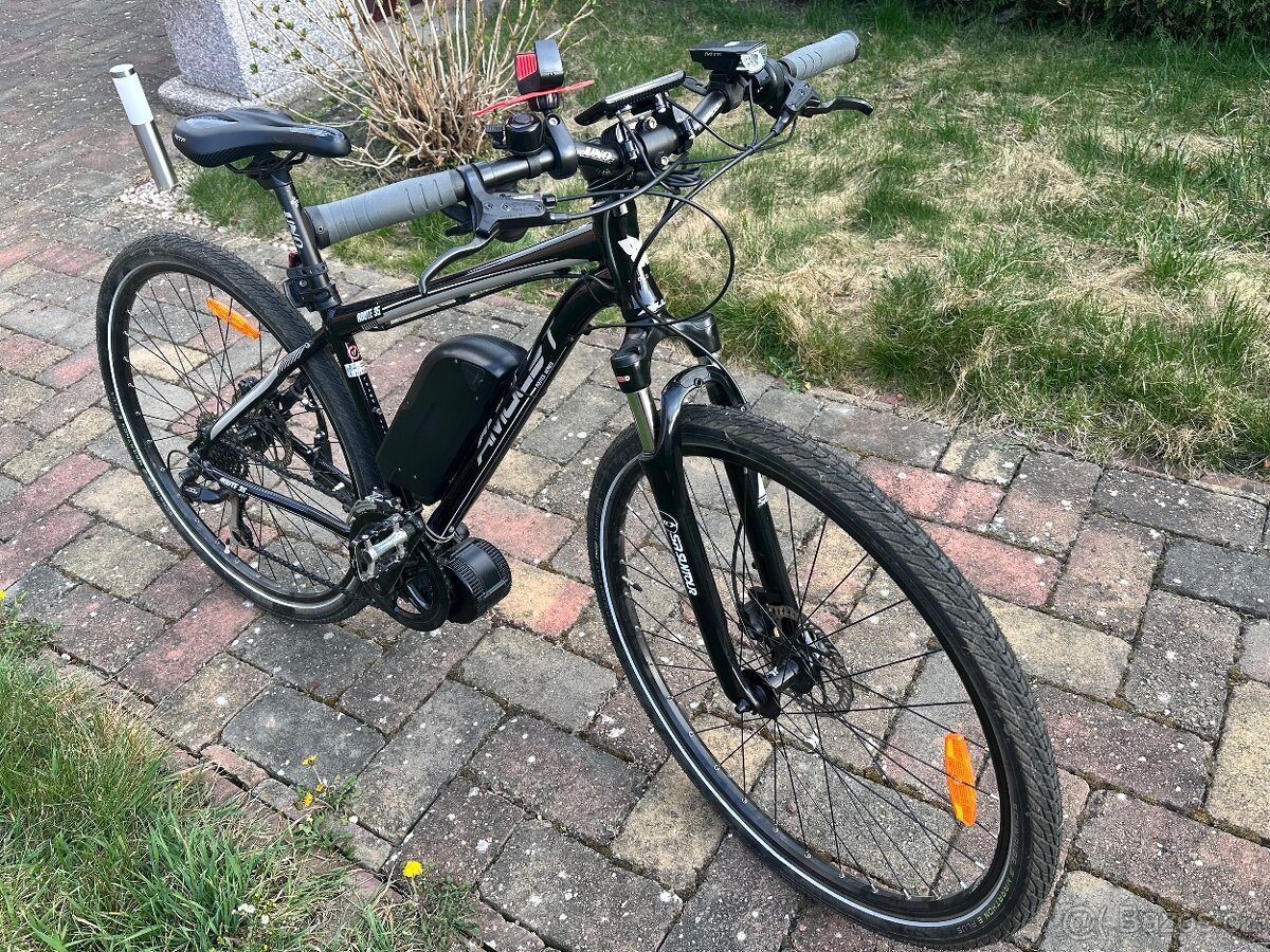 Amulet Route 35D (vel. M/17") - přestavba Bafang 350W/36V