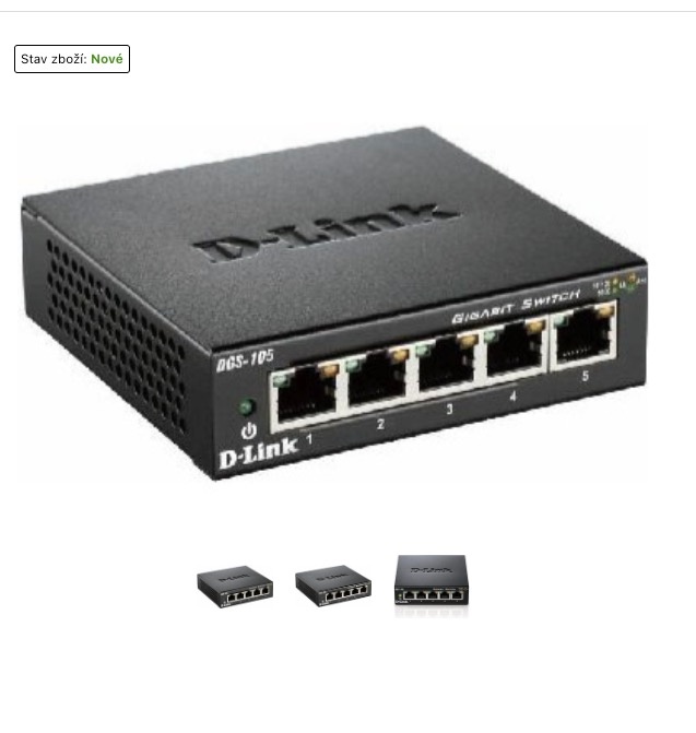 D-link DGS-105 SLEVA 50%