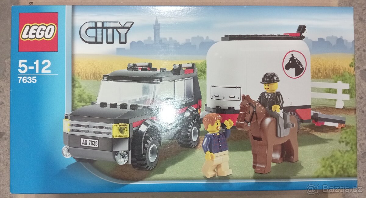Lego City 7635 Terénní vůz s pohonem 4 kol a přívěsem