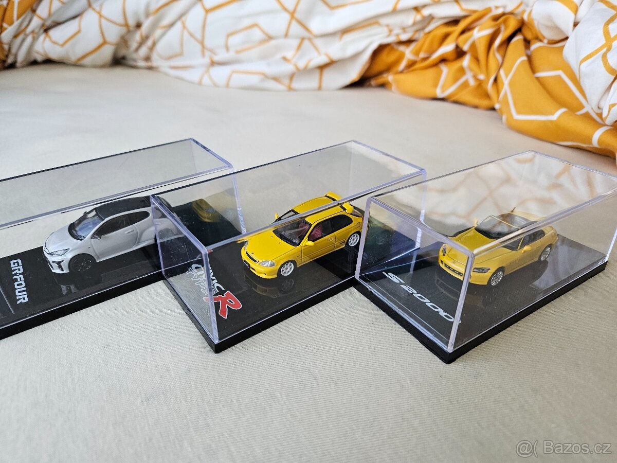 1/64 GR Yaris Toyota, EK9 CIVIC TYPE R, S2000 Honda