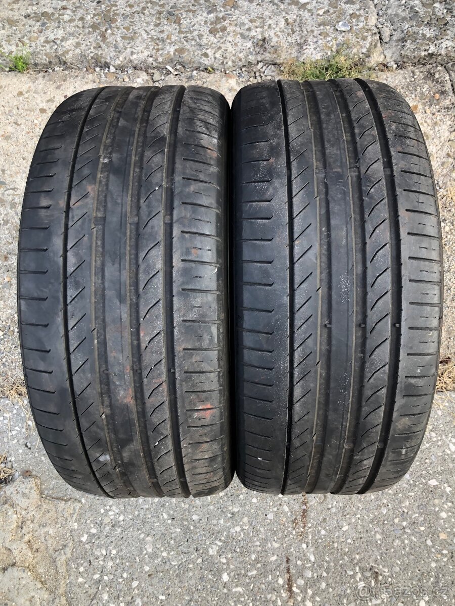 245/40/19 prodám 2 ks letních pneu