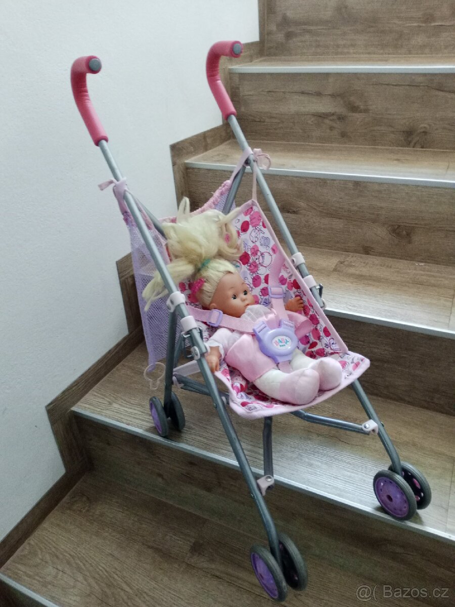 Babyborn kočárek + bonus panenka