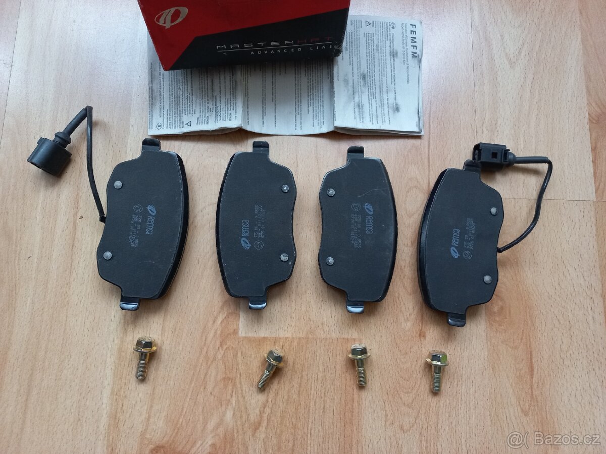 Přední brzdové destičky REMSA 077501 Fabia, Polo, Cordoba