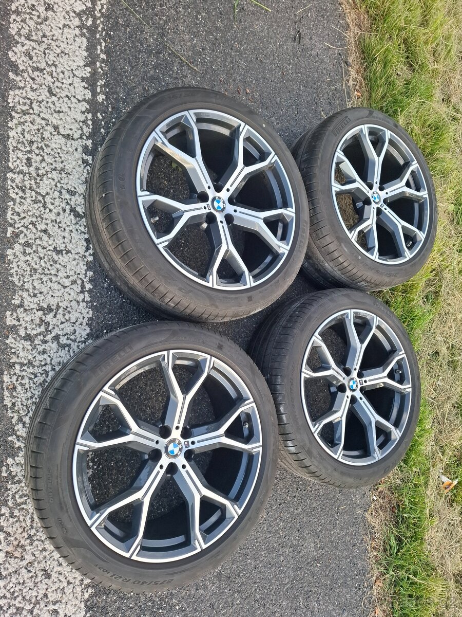 Originál letní sada 21" BMW G05, X5, X6 style 741M - TOP