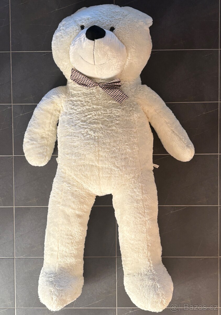 Velký plyšový medvěd, výška 180 cm (zánovní)