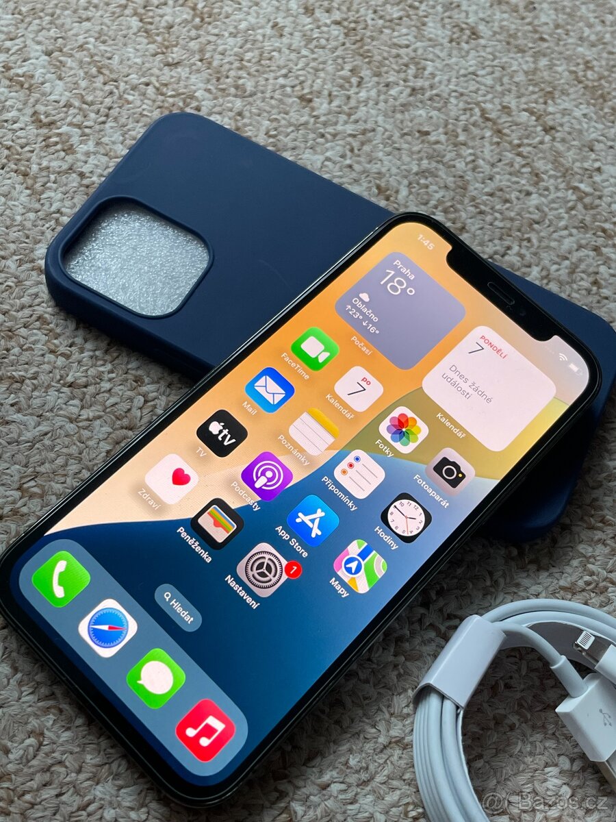 📱 Apple iPhone 12 Pro 128 GB, Graphite (šedý) - super stav