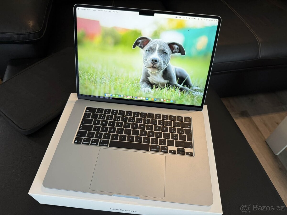 Apple Macbook Air M4 15,3", 16/256GB sky blue, záruka 3/27