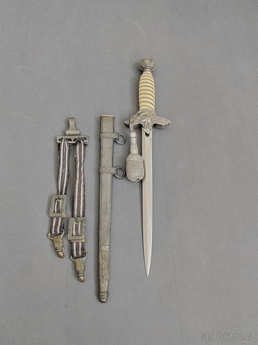Luftwaffe důstojnický kordík-2.model-FW Höller Solingen-Full