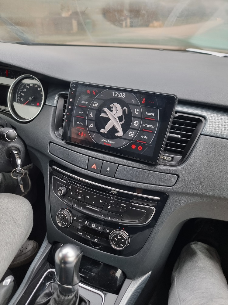 9" Peugeot 508 - android 13/14 - GPS autorádio